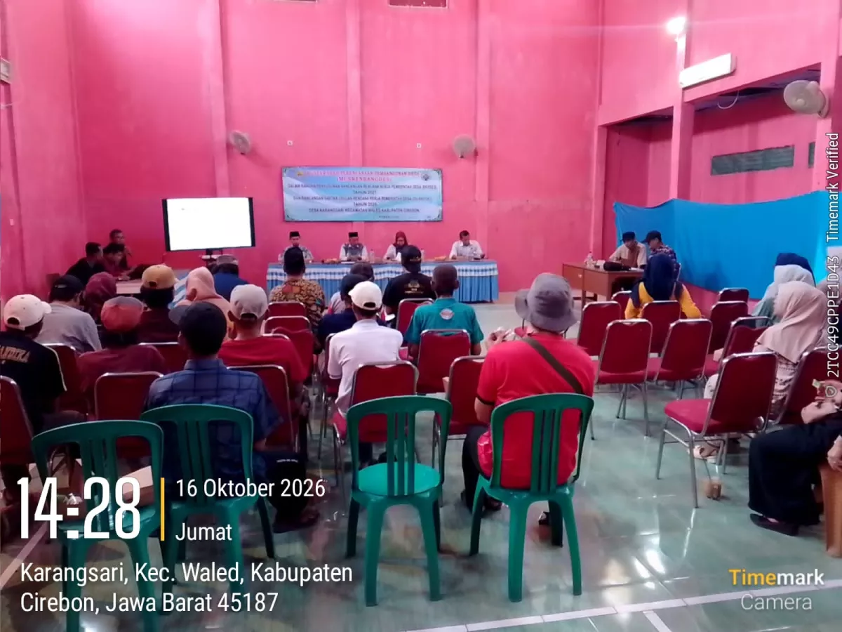 Musrenbang Desa Karangsari Bahas RKP Desa 2027 dan Usulan Pembangunan 2028