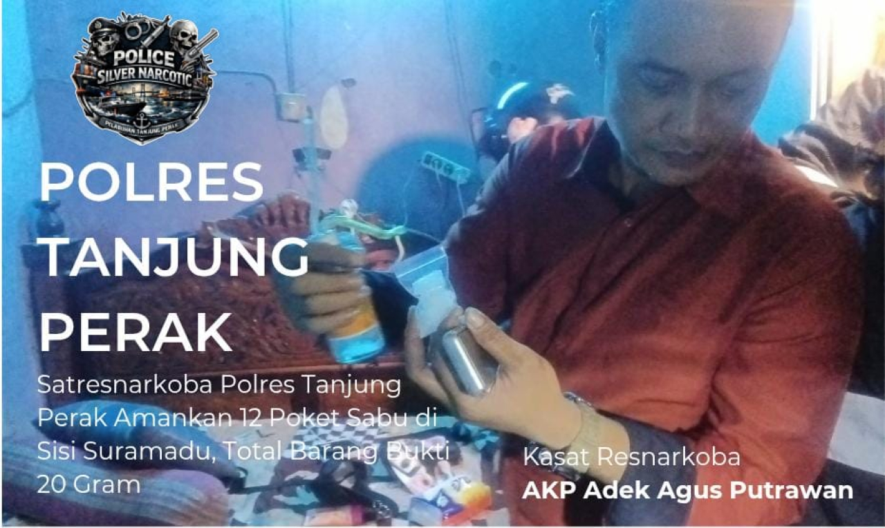 Kasat Resnarkoba AKP Adek Agus Putrawan