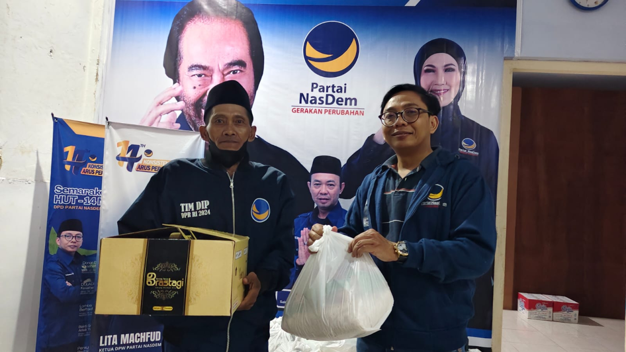 DPD NasDem Jombang Gelar Kongkow ke-14, Bingkisan Tali Asih Dibagikan untuk Kader