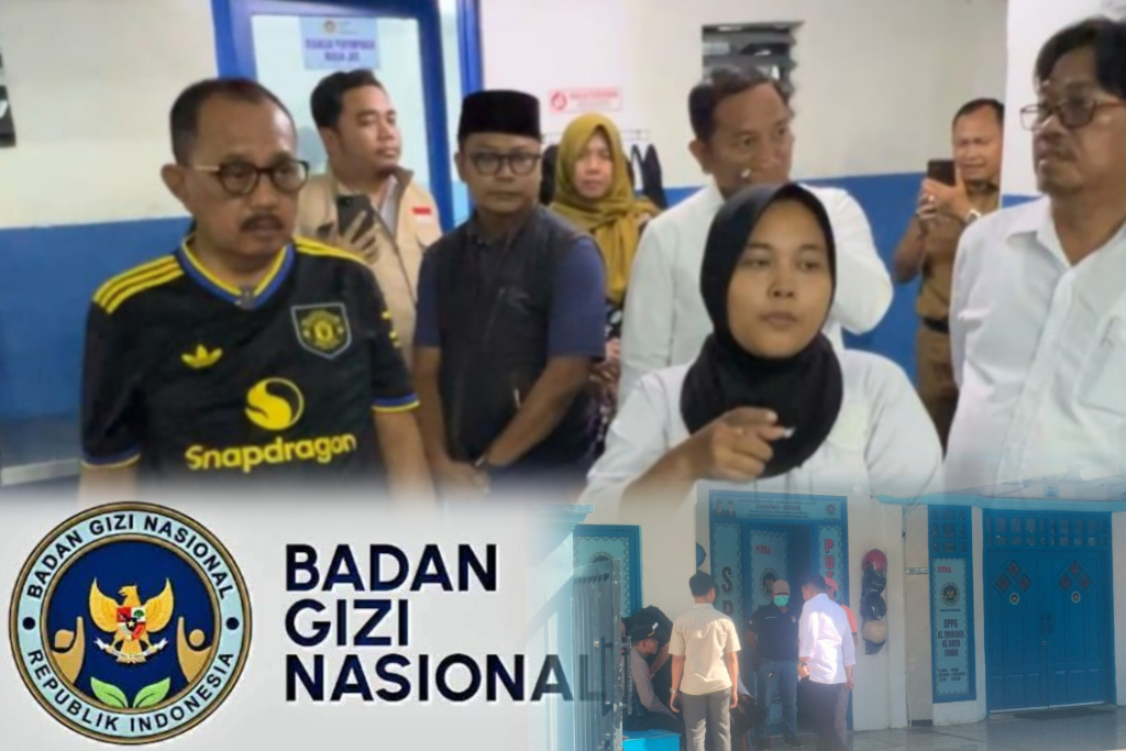 Foto;Wakil Wali Kota Surabaya Armuji bersama Ketua Fraksi PDIP DPRD Surabaya Budi Leksono dan anggota Komisi D DPRD Surabaya Abdul Malik turun langsung meninjau lokasi dapur pengolahan MBG.