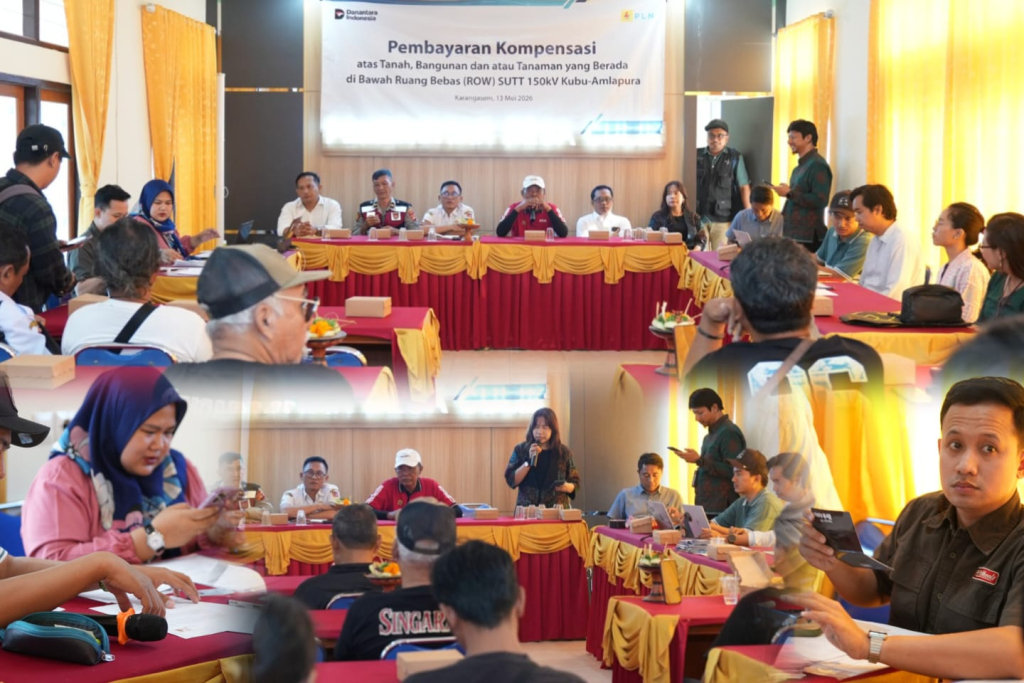 Terapkan Prinsip GCG, PLN Tuntaskan 100% Pembayaran Kompensasi ROW SUTT 150 kV Kubu-Amlapura di Desa Culik dan Desa Kertamendala Kab Karangasem  