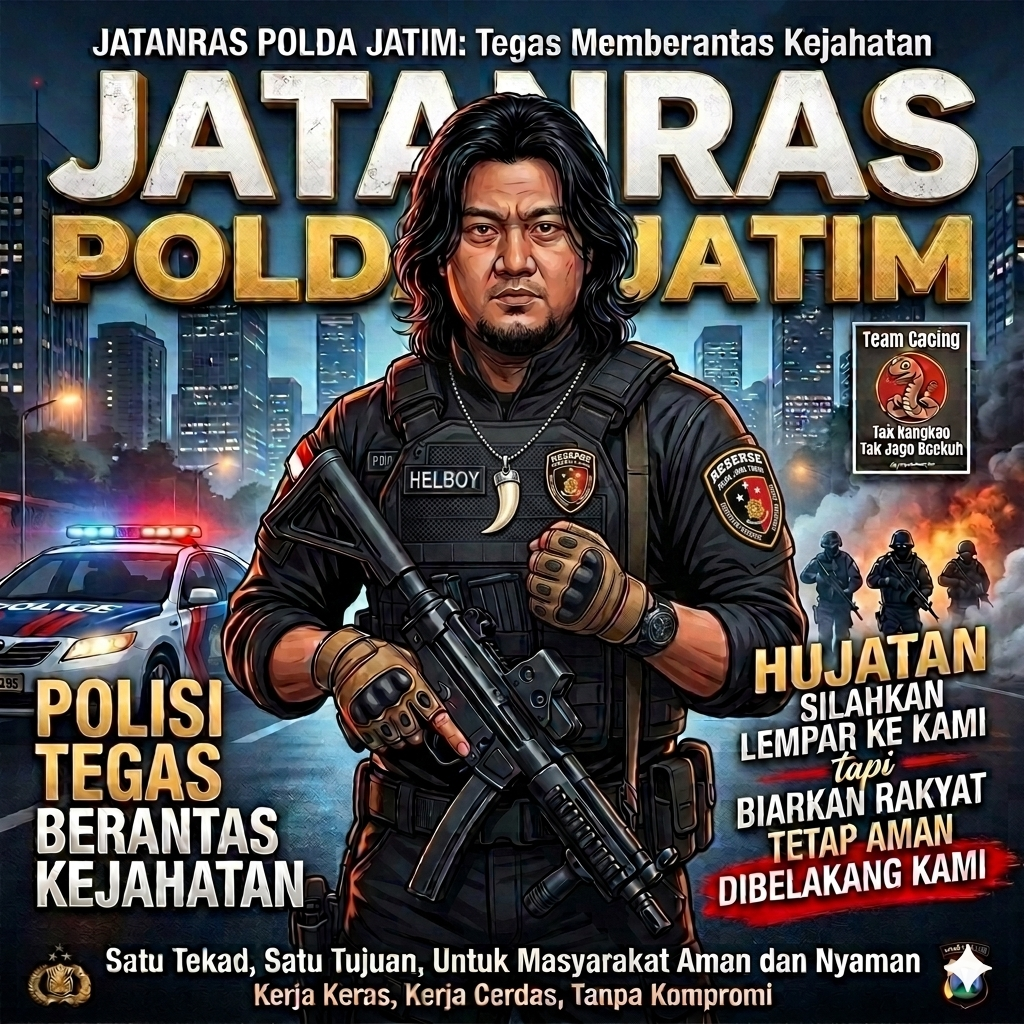 Caption: Foto Ilustrasi Aipda Sigit Dwi Susanto "Helboy", Katim Opsnal Unit III Subdit Jatanras Ditreskrimum Polda Jawa Timur.