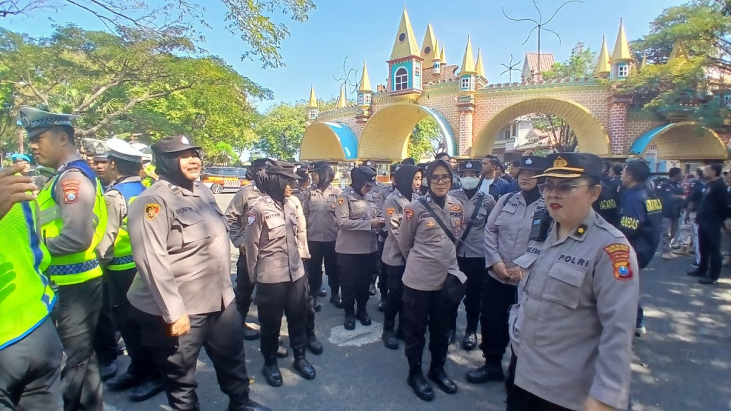 Amankan Pengesahan Warga Baru PSHT di Surabaya, Polres Pelabuhan Tanjung Perak Kerahkan 696 Personil