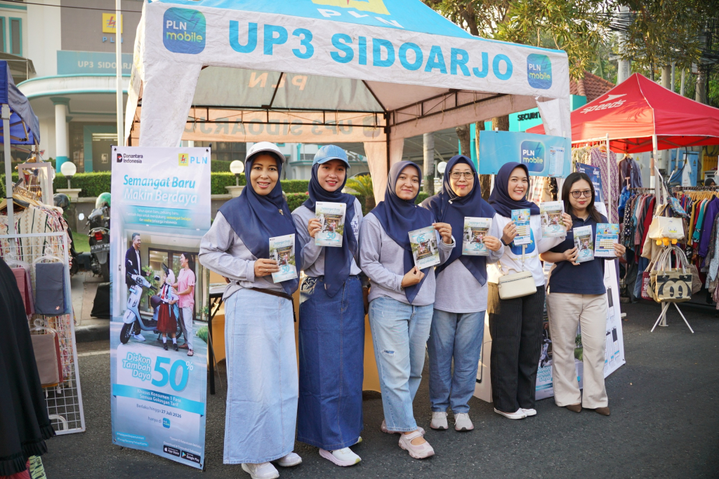 ICONNET Jatim dan PLN UP3 Sidoarjo Hadir di CFD Alun Alun Sidoarjo, Tawarkan Promo Gratis Instalasi dan Tambah Daya Listrik 50 Persen