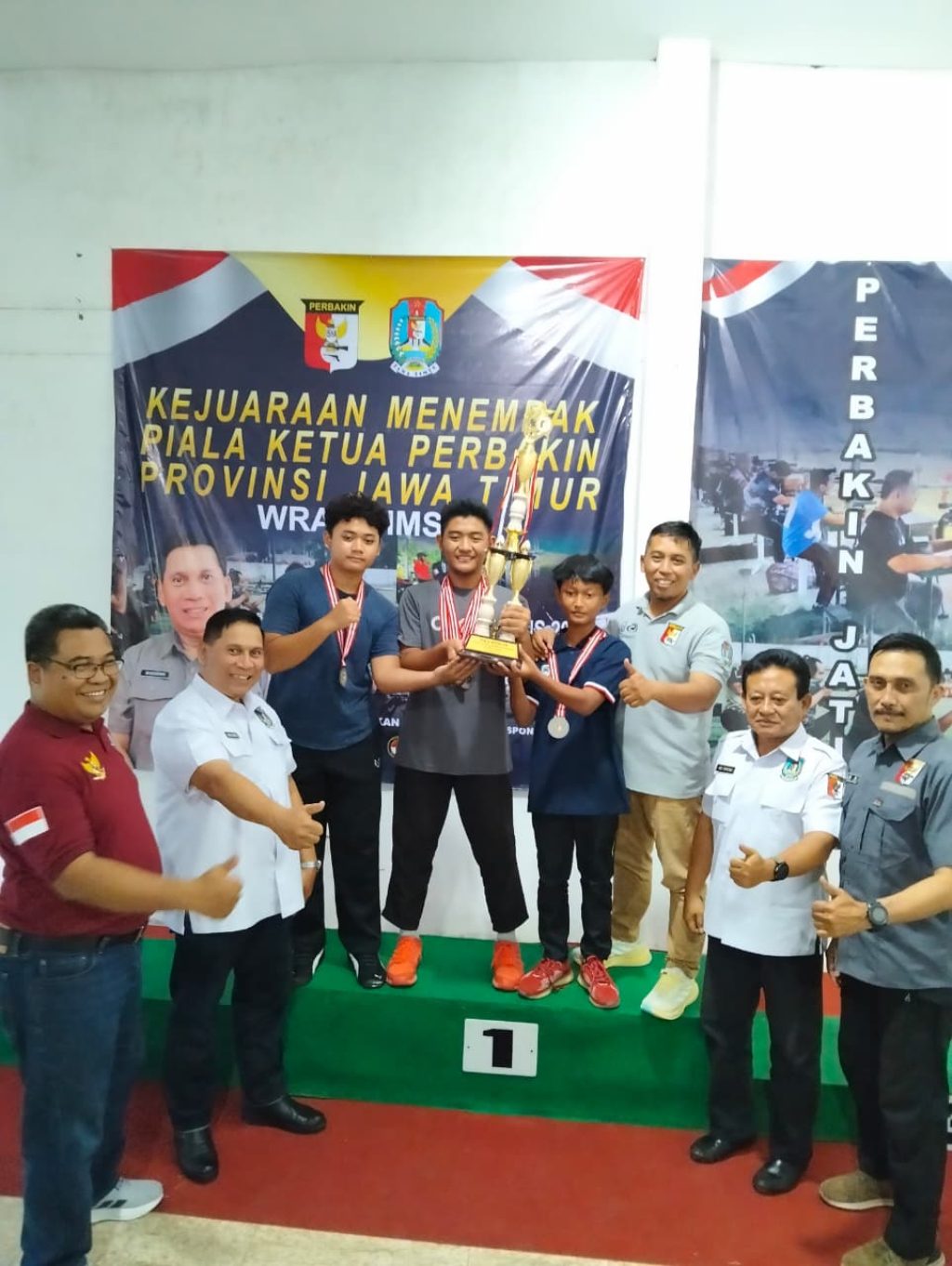 Foto: Moreno GANAS 825 SC Raih Juara II Senapan Pompa Junior di Piala Ketua PERBAKIN Jatim. (@dex/9-8)