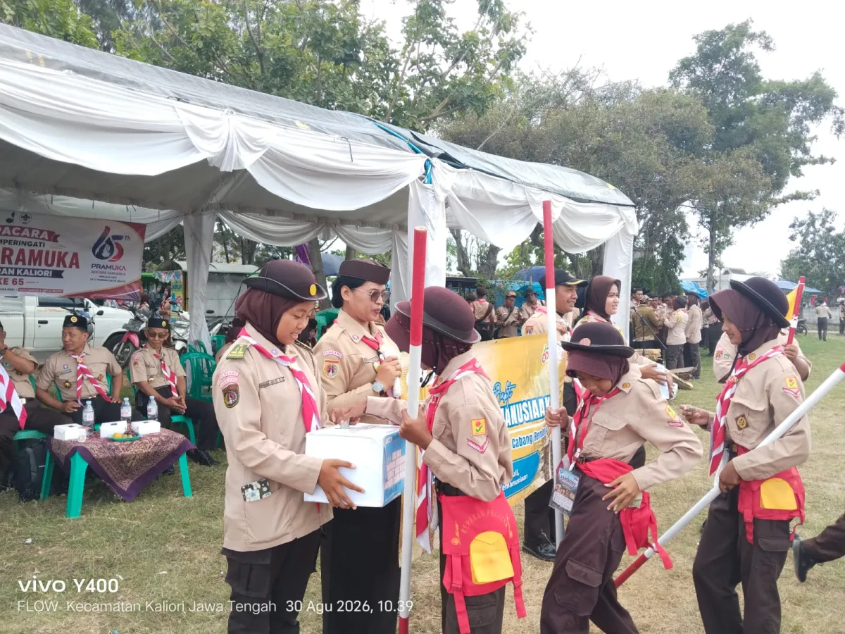 Sambut ETK Buka Bumbung Kemanusiaan Diarena Perkemahan Jambore Penggalang Rembang Dan Kaliori 