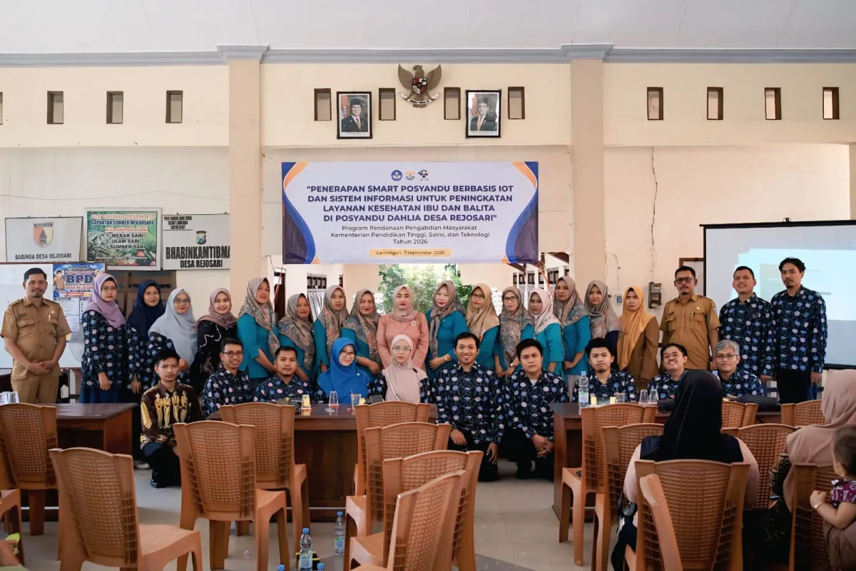 PENS PSDKU Lamongan, Ubah Layanan Posyandu Desa Rejosari Jadi Digital