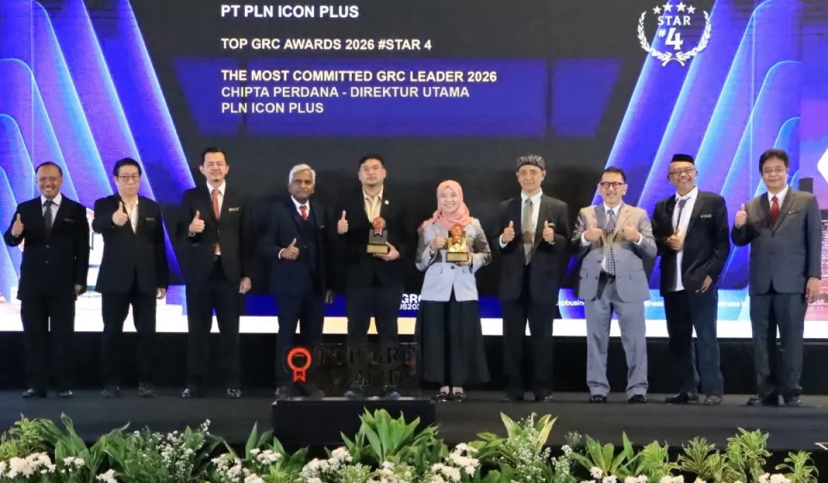 Dua Penghargaan TOP GRC Awards 2026 Kembali Diraih, Tegaskan Komitmen PLN Icon Plus pada Tata Kelola