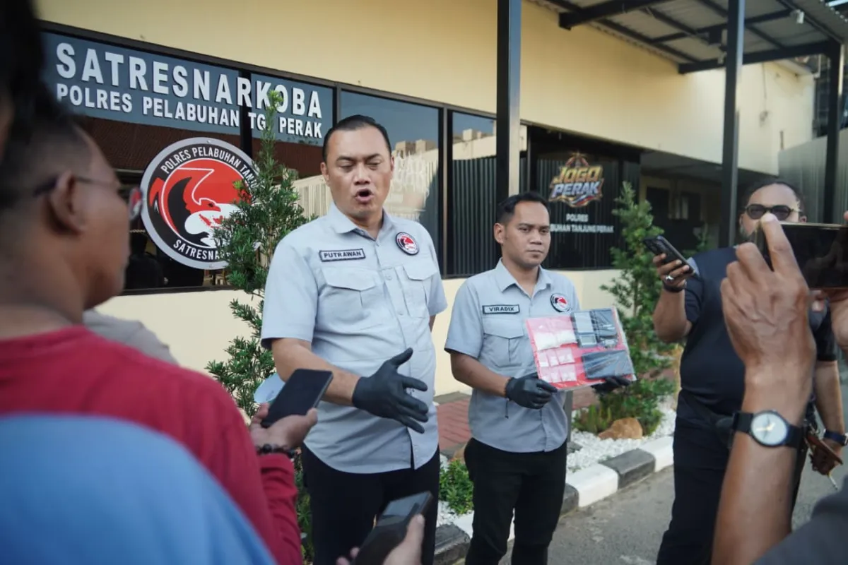 Polres Tanjung Perak Bongkar Peredaran Sabu di Kenjeran, 65,51 Gram Barang Bukti Diamankan