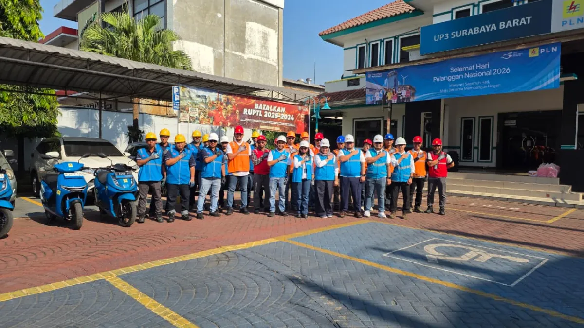 Puncak HPN 2026, PLN Icon Plus Jatim dan PLN UP3 Surabaya Barat Perkuat Budaya K3 untuk Pelayanan Andal