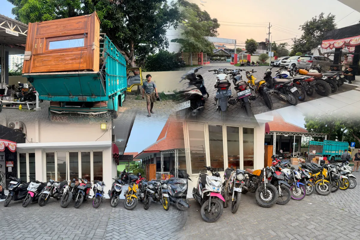 Tindak Lanjuti Aduan Warga, Polsek Gununganyar Amankan Truk Angkut 8 Motor Tanpa Dokumen Sah