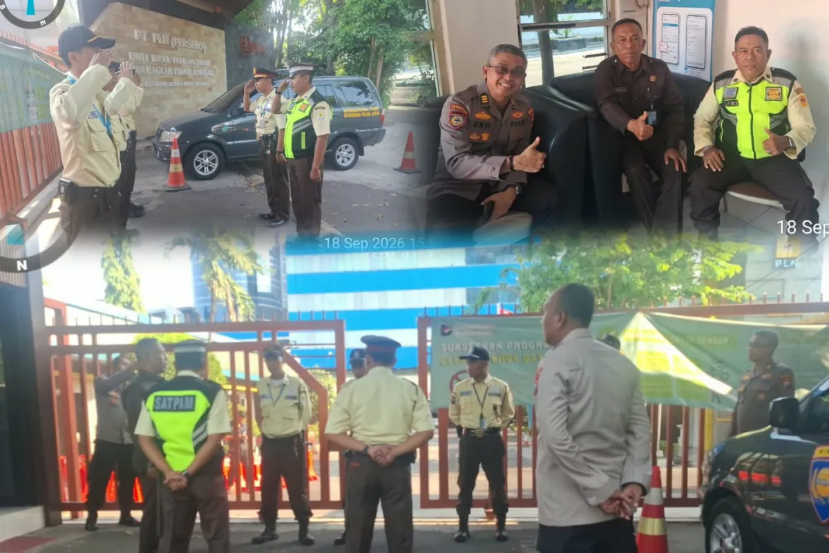 Ditpamobvit Polda Jatim Kunjungi Kompleks PLN Ketintang, Perkuat Pembinaan dan Profesionalitas Satpam