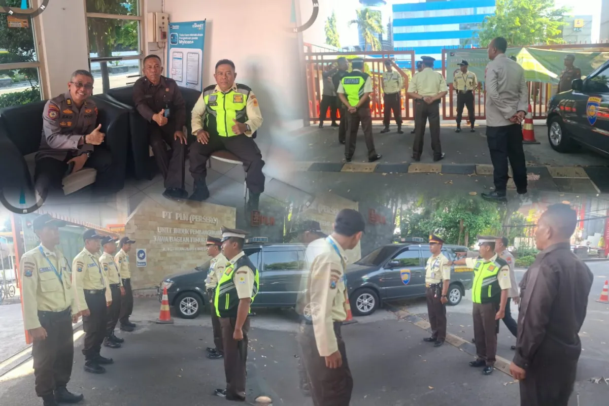 Satbinmas Polda Jatim Perkuat Pengawasan dan Penertiban Standar Satpam di Kompleks PLN Ketintang