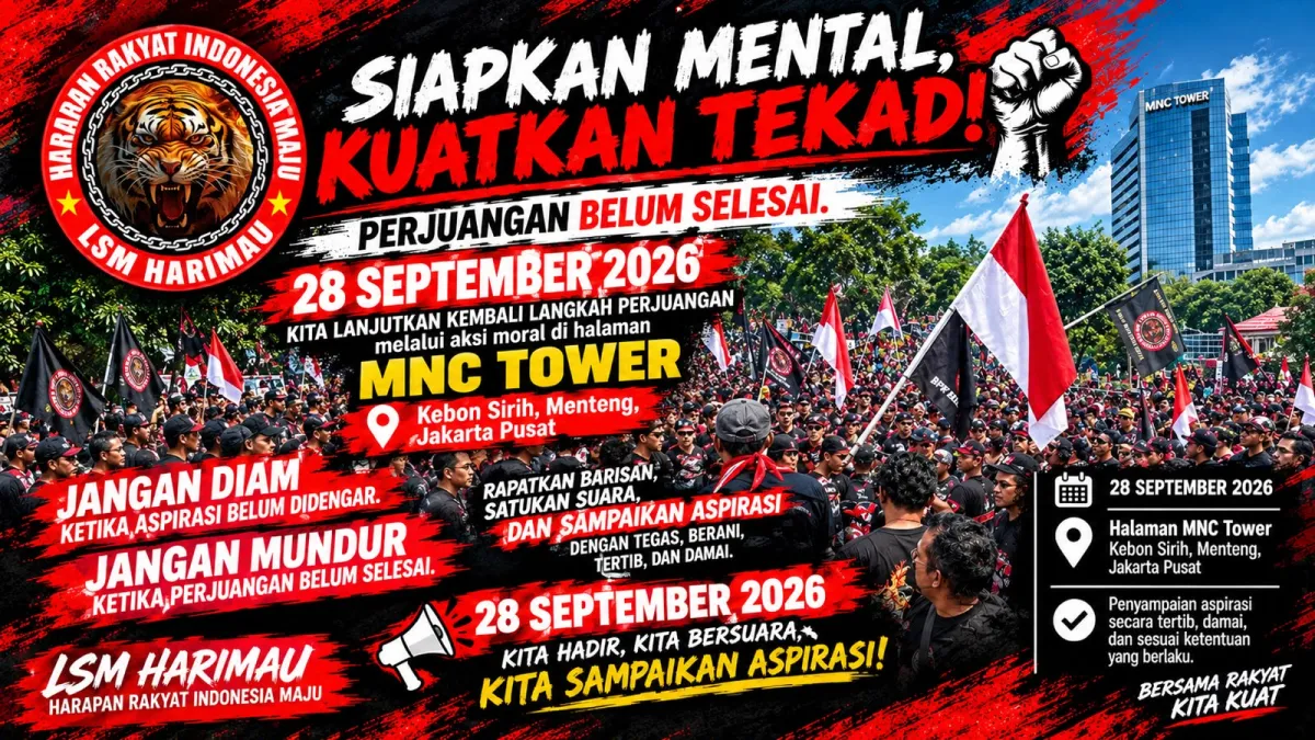 LSM Harimau Siapkan Aksi di MNC Tower, Tuntut Klarifikasi dan Respons Terbuka