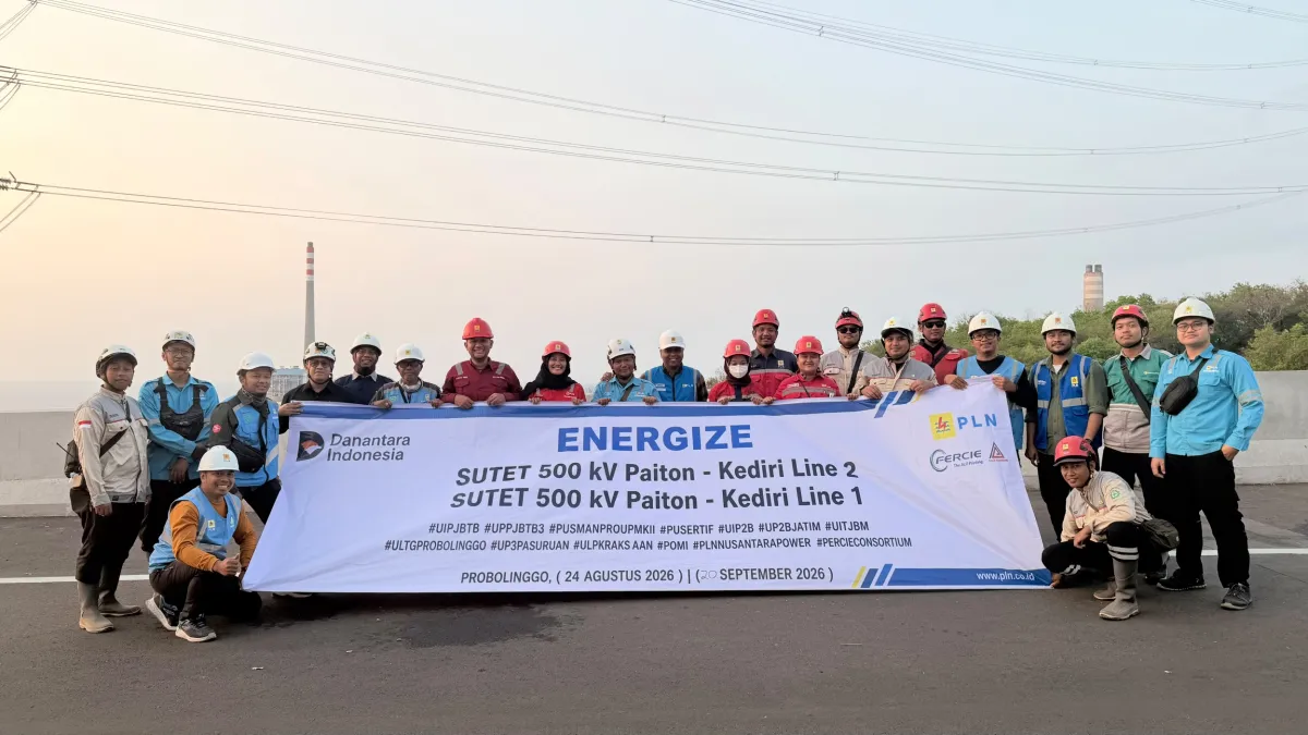 Hari Kesaktian Pancasila, PLN UIP JBTB Perkuat Keandalan Listrik Jawa–Bali melalui UPP JBTB3 Sukses Energize SUTET 500 kV Paiton–Kediri Line 1 & Line 2
