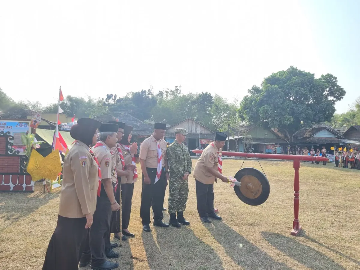 Gelar Jambore Ranting Yang Sudah Lama Vakum, Kwartir Ranting Sulang Libatkan Pangkalan SD,SMP dan MTs